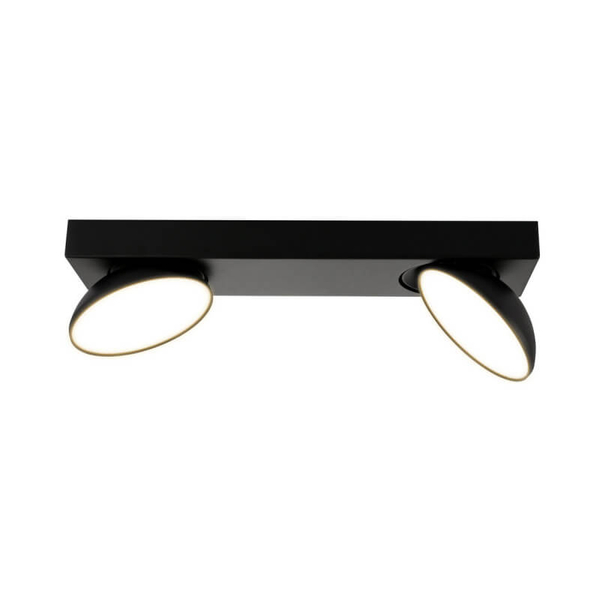 Czarna lampa kierunkowa Castelio LED 10W 4000K 2-punktowa