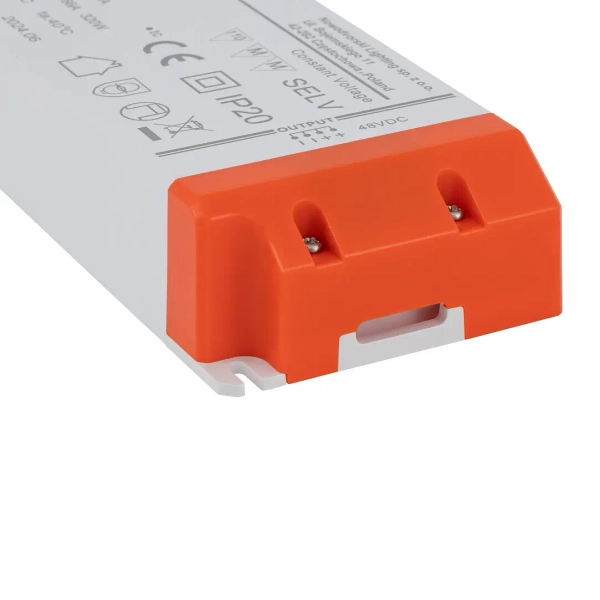 Zasilacz do szynoprzewodów 1-obwodowy 48V 320W 11278 czarny