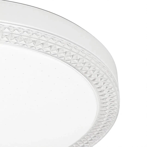 Nasufitowa lampa do sypialni Vigo ML1839 LED 24W 4000K na korytarz biały