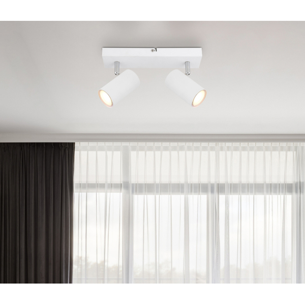Lampa sufitowa 2-punktowa Robby 57911-2W reflektorki białe