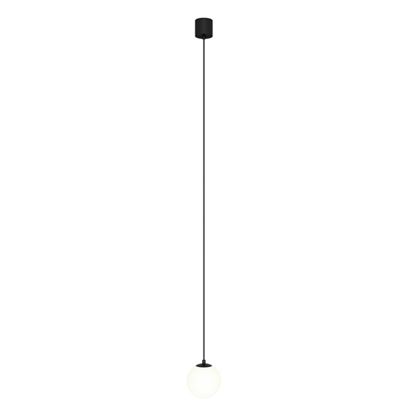 Zwis nad stół Luna P039PL-5W4K-10-B Maytoni LED 5W 4000K kula biała czarna