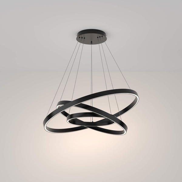 Regulowana lampa wisząca Rim MOD058PL-L100B4K LED 115W 4000K czarna