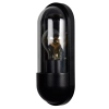 Kinkiet na ścianę CAPSULE 29897/01/30 Lucide IP54 loft czarna