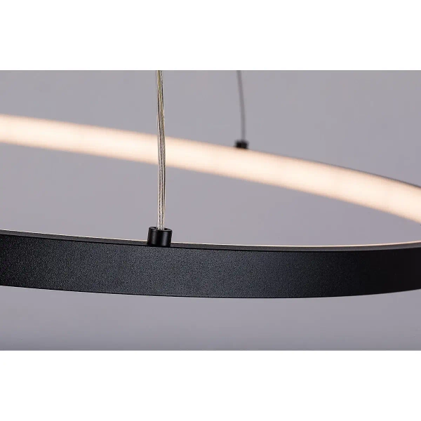 Lampa zwisająca ring Beliza 72344 LED 55W 3000K do salonu czarny