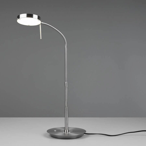 Regulowana lampka biurkowa MONZA 523310107 LED 12W 2300-4000K srebrny