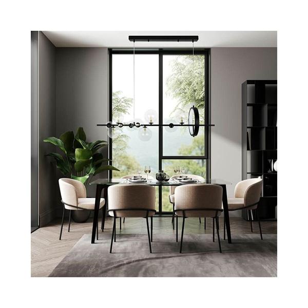 Modernistyczna lampa wisząca Alure bubbles LED 15W czarna