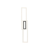 Sufitowa lampa Asmin prostokąty ramki LED 45W 3000K aluminium stal