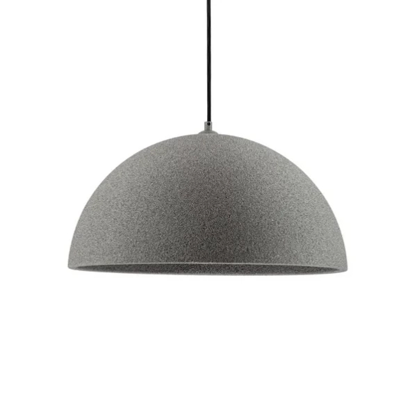 Salonowa lampa wisząca NAVIRTA LE45341 kopuła do kuchni szara