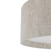 Okrągła lampa sufitowa CEDRO 11671 do jadalni beżowa