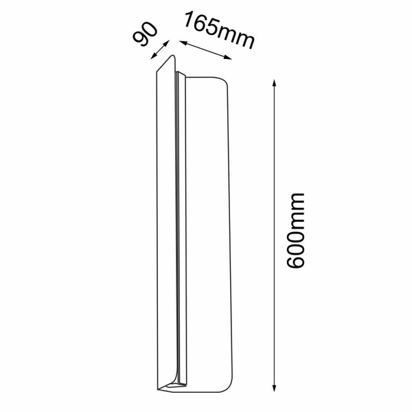 Kinkiet ścienny Agrola 4006 Shilo modernistyczny do kuchni czarny
