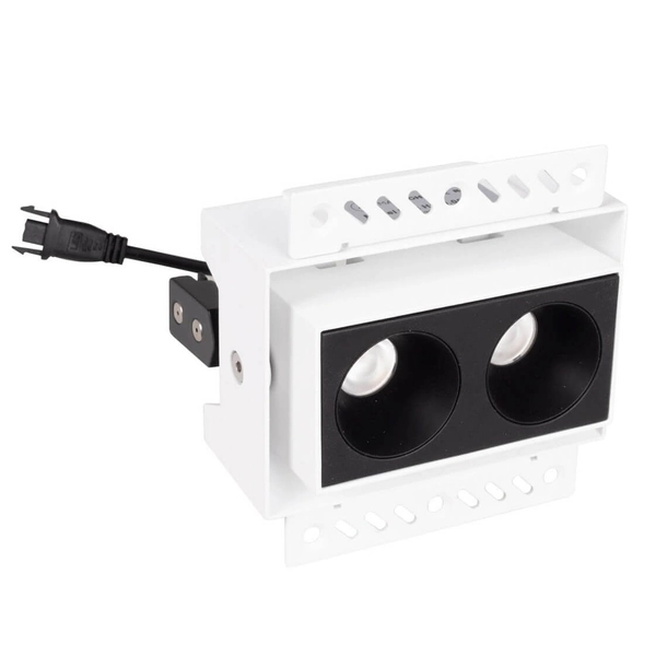 Lampa podtynkowa z modułem LED i zasilaczem Modular H180.06 + HM180 2L + HT180 6W ON/OFF Maxlight LED 6W 3000K czarna biała