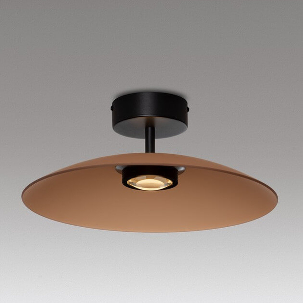 Plafon do kuchni PECA LE44278 LED 12W 3000K kopuła brązowy czarny
