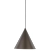 Zwieszana lampa stożkowa CONO 10037 do salonu brązowy