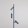 Stojąca lampa do salonu Trevo 1104A16 Aldex regulowana niebieska