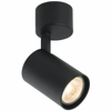 Regulowana LAMPA sufitowa Tuka Nero Orlicki Design metalowa OPRAWA spot tuba czarna
