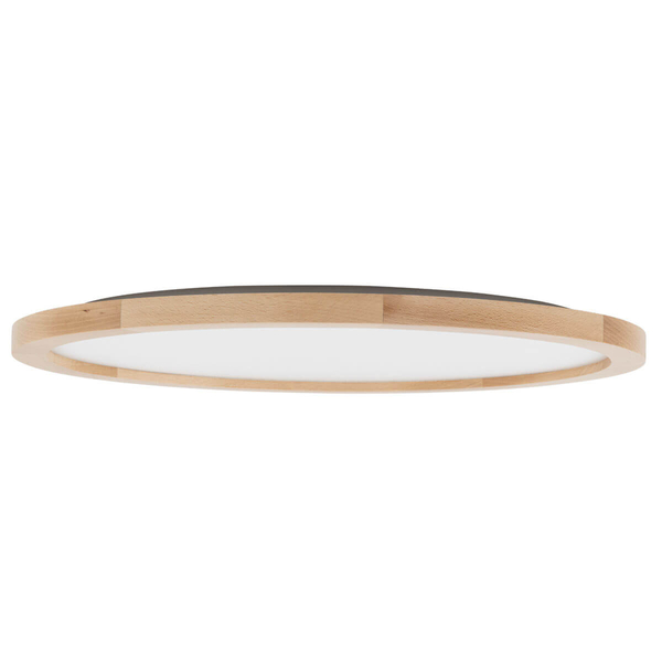 Nasufitowa lampa do łazienki Aqua 18008 LED 45W 3000-6500K round drewniana biała
