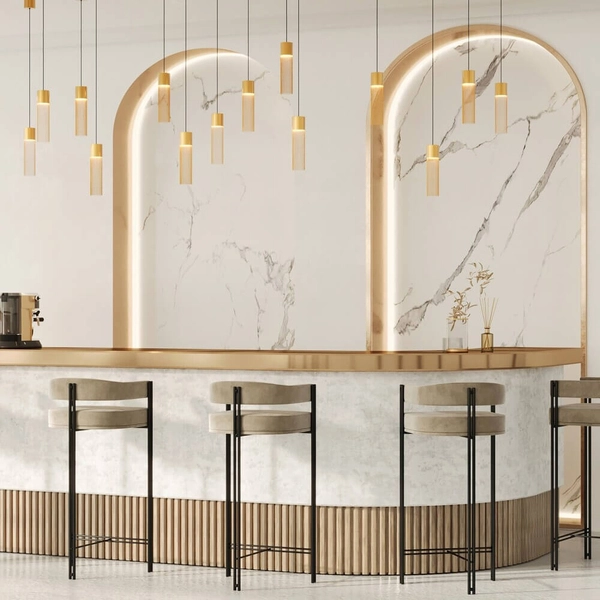 Wisząca lampa Imaginary MOD190PL-L5G3K Maytoni LED 5W 3000K salonowa złota