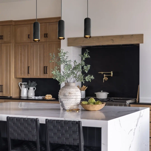 Zwisająca lampa trójfazowa szynowa Pipe Track ML2064 zwis czarny