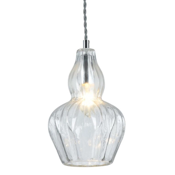 Dekoracyjna lampa wisząca Eustoma MOD238-PL-01-TR przeźroczysta