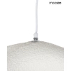 Wisząca lampa do jadalni NIDO biała MSE1501100451 7xE27 nad stół