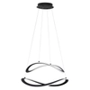 Spiralowa lampa wisząca JAUJA LE44327 LED 87W 3000K wstęga czarna