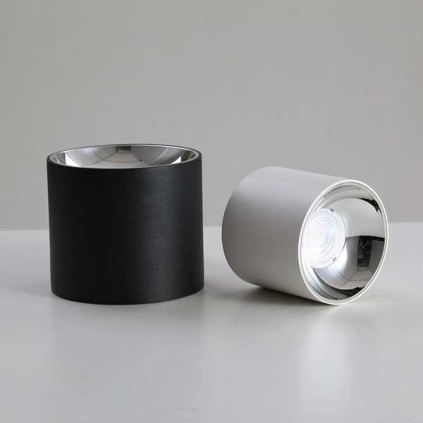 Sufitowy downlight Roller DLB10WW Blaupunkt natynowy LED 10W 3000K czarny