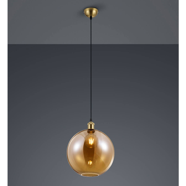Wisząca lampa Dino R30771004 RL Light zwis bańka bursztynowa
