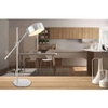 Stołowa LAMPA regulowana GIANNA 24099TC Globo biurkowa LAMPKA do gabinetu chrom