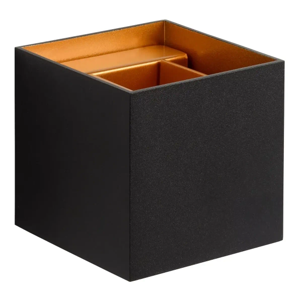 Kinkiet na ścianę XIO 09217/04/30 Lucide do salonu loft czarny