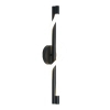 Kinkiet ścienny do sypialni Meleca LP-2345/1W BK LED 12W 3000-6000K czarny