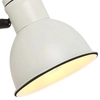 Kinkiet LAMPA ścienna ZUMBA 91-72115 Candellux metalowa OPRAWA regulowany reflektorek biały czarny