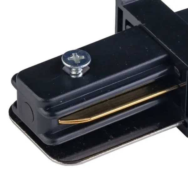 Łącznik prosty 1-fazowy do szyn 2050 Zumaline czarny