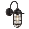 Elewacyjna lampa do ogrodu Port 96907 IP44 czarny przezroczysty