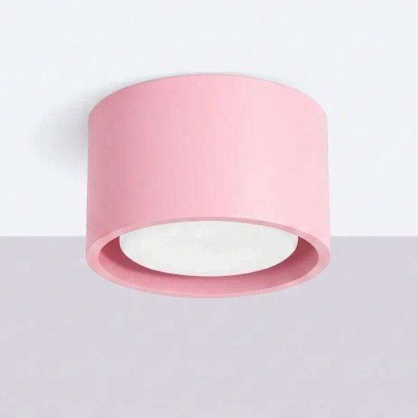 Lampa sufitowa różowa MODO SL.2466 1xGx53 metalowa tubka