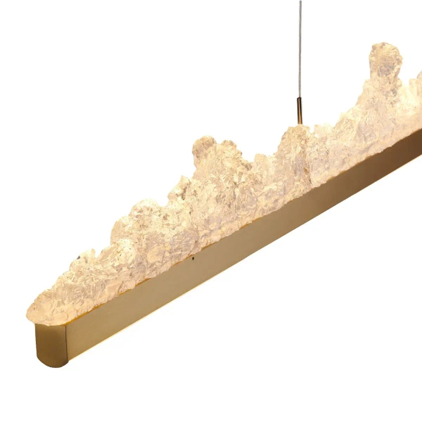 Wisząca lampa nad wyspę MONTANA ST-6490P/L LED 19W 3000K do jadalni złota