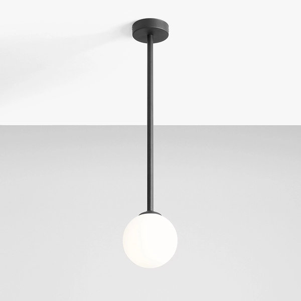 Loftowa lampa sufitowa Pinne 1080PL_G1_M 1-punktowa kula pokojowa czarna