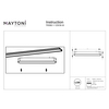 Owalna lampa magnetyczna Basis TR080-1-12W3K-B LED 12W 3000K do szyny czarna