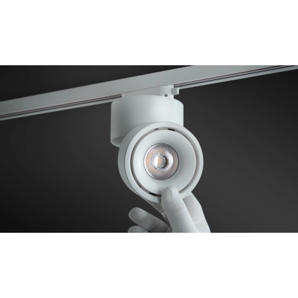 Lampa szynowa jednofazowa Yin TR084-1-15W3K-DW-DE LED 15W 3000K biały