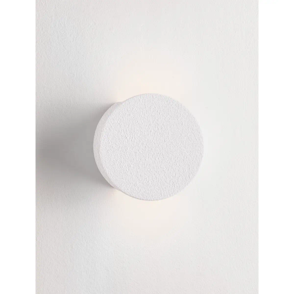 Minimalistyczne oczko ścienne SALDORA LE45570 biała