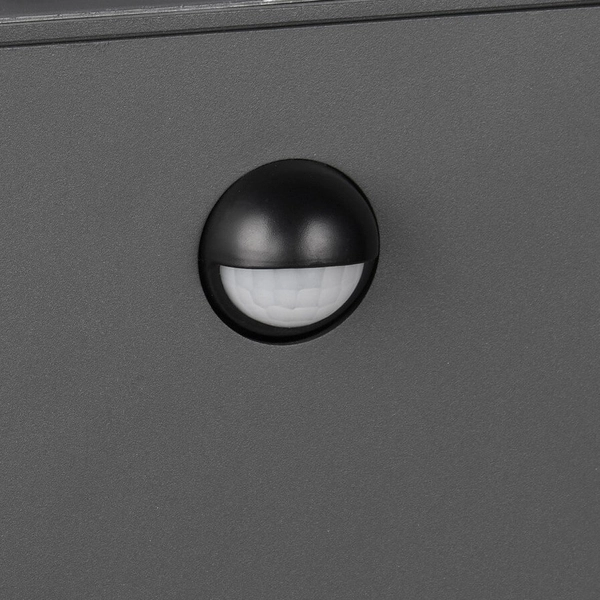 Słupek ogrodowy KORIEL DL142401869 z czujnikiem ruchu IP44 antracyt