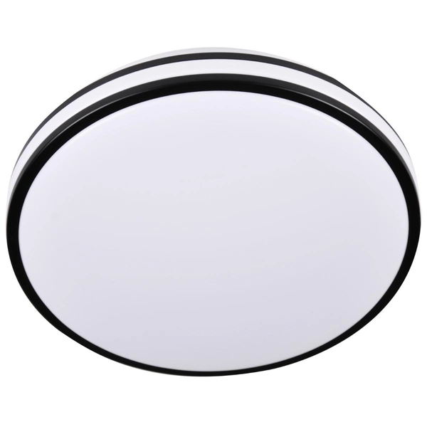 Ledowa lampa sufitowa plafon Orbit 318985 24W okrągły czarny