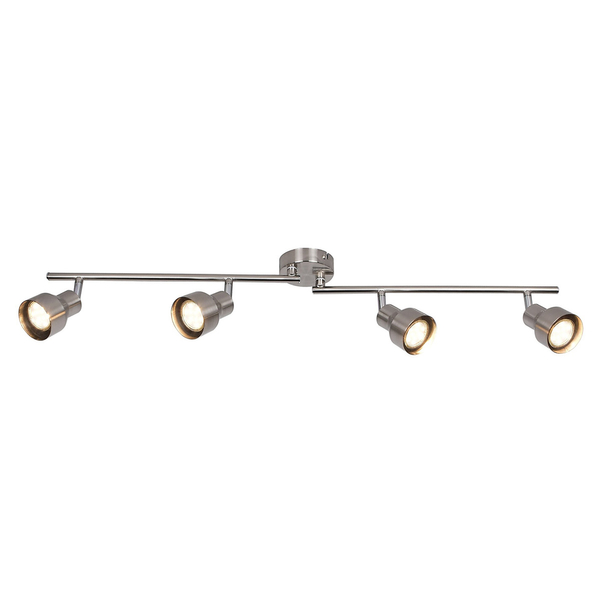 Natynkowa lampa Blake 3186 reflektorki chromowane na listwie do kuchni