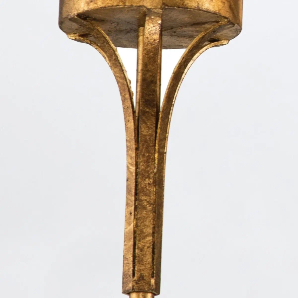 Potrójna lampa wisząca Sawgrass QN-SAWGRASS-3-DG-O tubki białe złote
