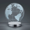 Lampka stołowa GLOBE R52481106 LED 7W 3000-6500K globus chrom przezroczysty