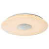 Plafon LAMPA sufitowa NICOLE 41329N Globo okrągła OPRAWA głośnik bluetooth LED RGB 57,5W z efektem gwiazd biała