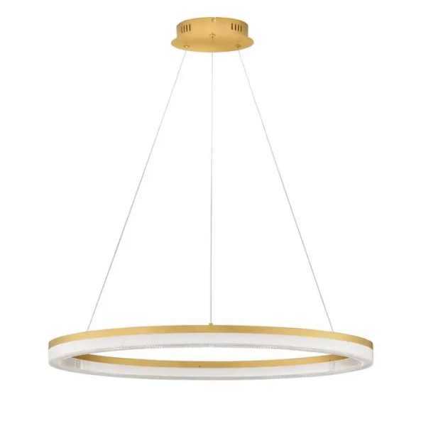 Pierścieniowa lampa wisząca LANTELVO LE45392 LED 41W 2700-4000K złota