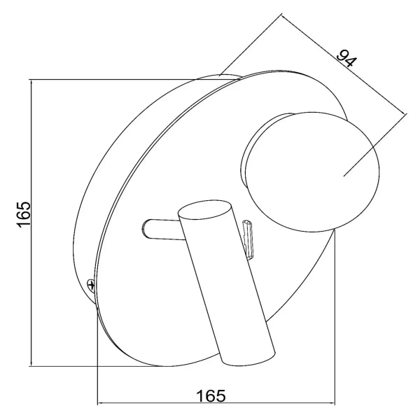 Regulowany kinkiet MATIZ 77286/02/31 LED 3,7W+3,8W 3000K tubka kula biały