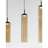 Zwisające cylindry SARTANO LE45169 LED 18W 3000K złota