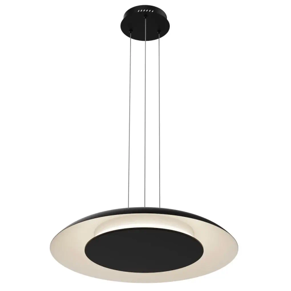 Ledowa lampa wisząca Piattino ML1814 LED 30W 3000-6000K ring czarny
