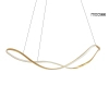 Modernistyczna lampa wisząca WAVES złota MSE1501100592 1xLED 41W 3000K falista